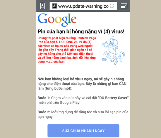 Diệt Virus trên điện thoại